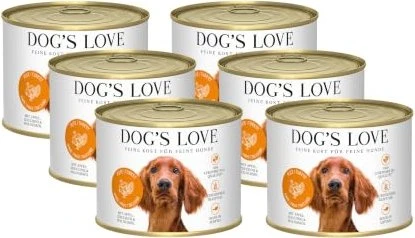 PetCo Dog's Love Classic Pute mit Apfel, Zucchini und Walnussöl, 1.20kg (6x 200g)