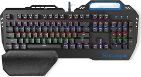 Nedis Coatyss Mechanische Gaming Tastatur, LEDs RGB, Gaote Outemu BLUE, USB, US (GKBD400BKUS)