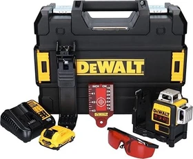 DeWalt DCE089D1R Akku-Kreuzlaser inkl. Koffer + Akku 2.0Ah