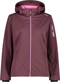 CMP Zip Hood Softshell Funktionsjacke plum (Damen)