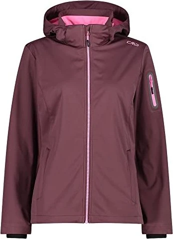 CMP Zip Hood Softshell Funktionsjacke plum (Damen)