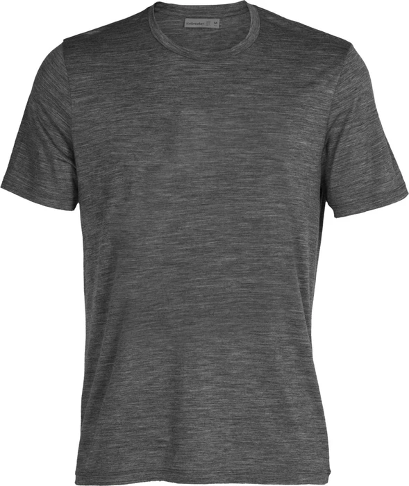 Icebreaker Merino Tech Lite II Funktionsshirt kurzarm gritstone heather (Herren)