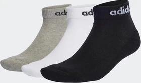adidas Cushioned Ankle Socken medium grey heather/white/black, 3 Paare