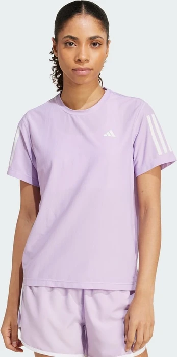 adidas Own The Run Laufshirt kurzarm powder plum (Damen)