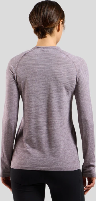 Odlo Essential Seamless Funktionsshirt langarm gray ridge melange (Damen)