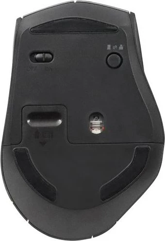 Equip Life Wireless Mouse with Dual-Connect Adapter, grau/schwarz, USB