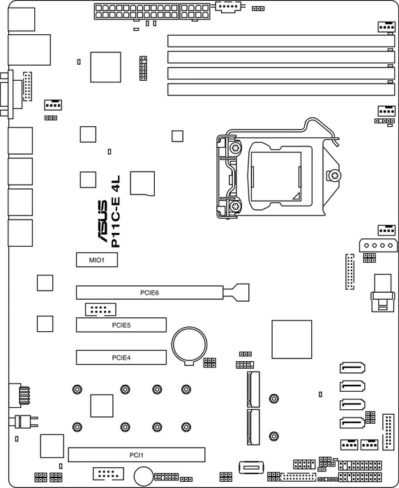 ASUS P11C-E/4L (Intel 1151 v2)
