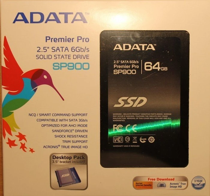 ADATA Premier Pro SP900 64GB, 2.5" / SATA 6Gb/s
