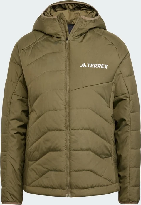 adidas Terrex Multi Synthetic Hooded Isolation Jacke olive strata (Damen)