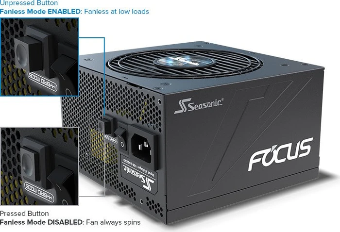 Seasonic Focus GX 550W, ATX 2.4