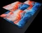 Cherry Xtrfy GP5 Amnis Blue Large Gaming Mauspad, 460x400mm, Motiv blau/orange Vorschaubild