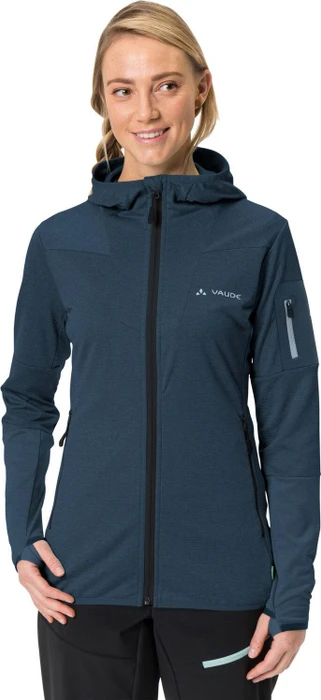 Vaude Monviso Fleece Hooded Funktionsjacke dark sea uni (Damen)