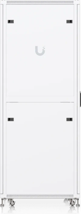 Ubiquiti 42U Rack Cabinet, 19" Rackschrank 42HE, mit Rollen, Gitternetztür, weiß, 800mm tief
