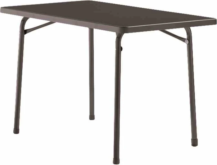Sieger Garten mecalit-Pro Klapptisch 115x70cm eisengrau/schieferdekor anthrazit