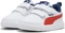 Puma Courtflex V3 puma white/fierce red/persian blue (Junior) Vorschaubild