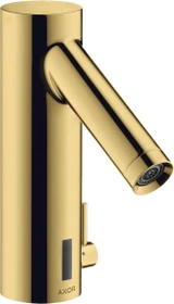 Hansgrohe Axor Starck elektrische Waschbeckenarmatur mit Temperaturregulierung und Batterie polished goldoptik