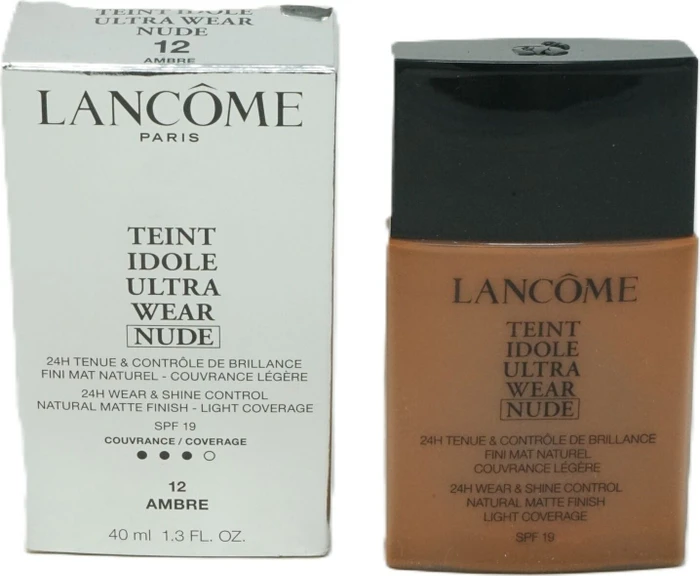 Lancôme Teint Idole Ultra Wear Nude Foundation 12 ambre LSF19, 40ml