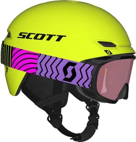 Scott Keeper 2 + Jr. Witty Brille Combo Helm weiß (Junior)