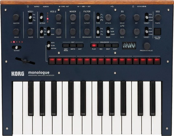 Korg monologue blau