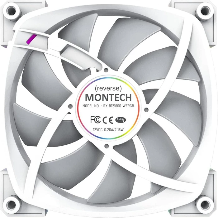 Montech RX120 PWM ARGB weiß, 120mm