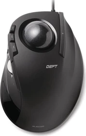 Elecom DEFT M-DT2URBK Trackball schwarz, Rechtshänder, USB-A