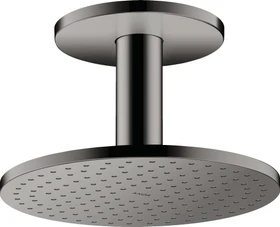 Hansgrohe Axor ShowerSolutions Kopfbrause 250 2jet mit Deckenanschluss polished black chrome