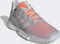 adidas Solematch Bounce Clay Court light solid grey/hi-res coral (Damen) Vorschaubild