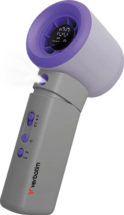 Verbatim Cool 'n' Go Ice Aqua Breeze Handventilator purple