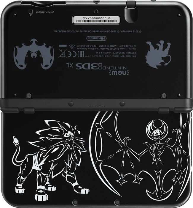 Nintendo New 3DS XL Solgaleo und Lunala - Limited Edition schwarz/weiß