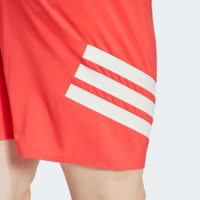 adidas 3-Streifen 8-Inch Badeshorts semi lucid red/white (Herren)