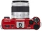 Pentax Q10 rot mit Objektiv Q 02 Standard Zoom 5-15mm 2.8-4.5 AL Vorschaubild
