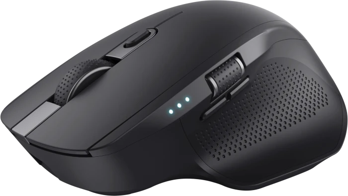 Trust Ozaa+ Multi-Device Wireless Mouse schwarz, USB/Bluetooth