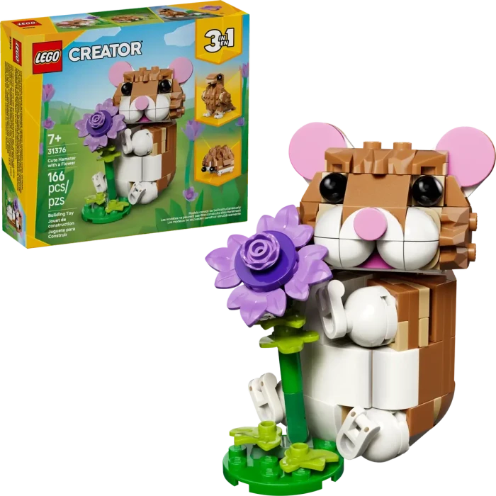 LEGO Creator 3in1 - Niedlicher Hamster mit Blume