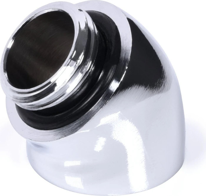 Alphacool Eiszapfen 45° Winkeladapter G1/4", chrome