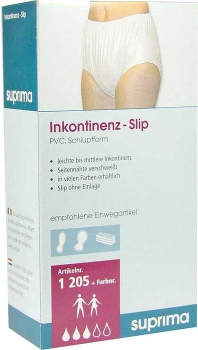 Suprima Inkontinenz PVC-Schlupfform Schutzhose Größe M, 1 Stück