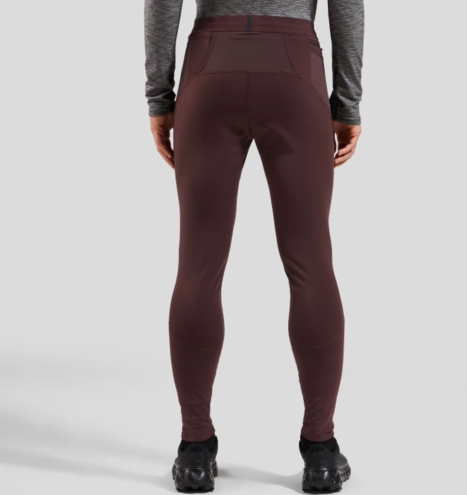 Odlo X-Alp Winter Laufhose lang fudge (Herren)