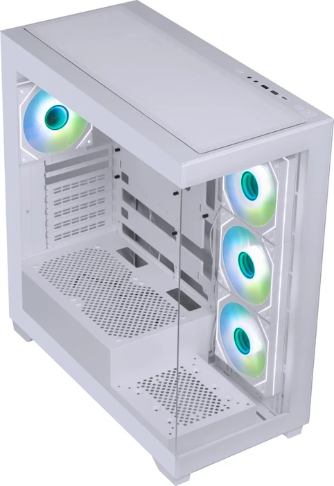 BitFenix CETO Premium White, 4A, Lüfter LED ARGB, Glasfenster