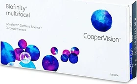 Cooper Vision Biofinity multifocal, -10.00 Dioptrien, 6 Stück