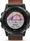 Garmin Fenix 5X Plus Sapphire grau mit Lederarmband Vorschaubild