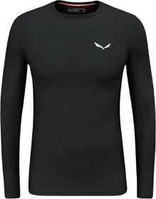 Salewa Cristallo Warm Alpine Merino Responsive Funktionsshirt langarm black out (Herren)