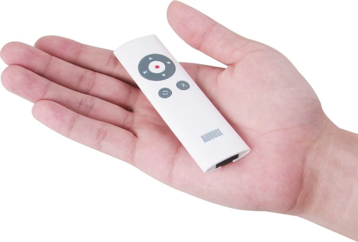 August LP200W Presenter mit Laserpointer weiß, USB-A