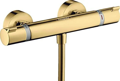 Hansgrohe Ecostat Brausethermostat Comfort Aufputz polished gold optic