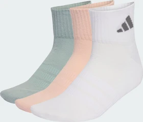 adidas Cushioned Sportswear Ankle Socken blush pink/white/wonder sage, 3 Paare