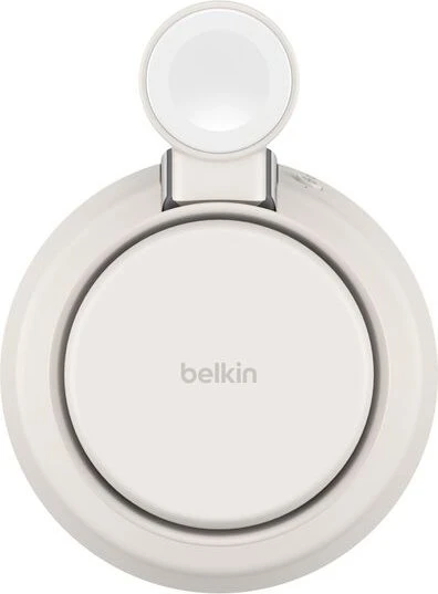 Belkin UltraCharge Pro Magnetische 3-in-1-Ladestation mit Qi2 (25W) beige