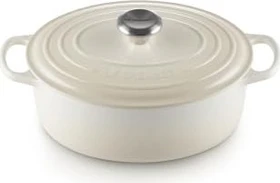 Le Creuset Signature Gusseisen Bräter oval 27cm 4.1l meringue