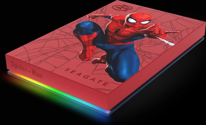 Seagate FireCuda Gaming HDD - Spider-Man Special Edition, 2TB, +Rescue, USB 3.0 Micro-B
