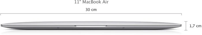 Apple MacBook Air 11", silber, Core i5-4250U, 4GB RAM, 128GB SSD, DE [Mid 2013]