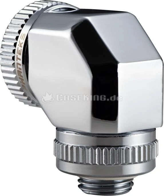 Phanteks Glacier G1/4" Rohranschluss 90° 16mm chrome