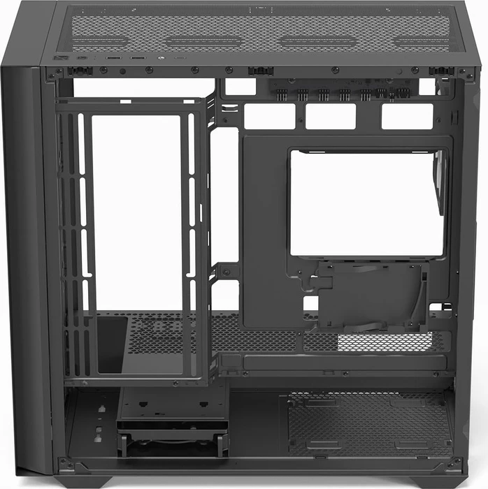 AeroCool D302A Black, inkl. 4x Lüfter, Glasfenster