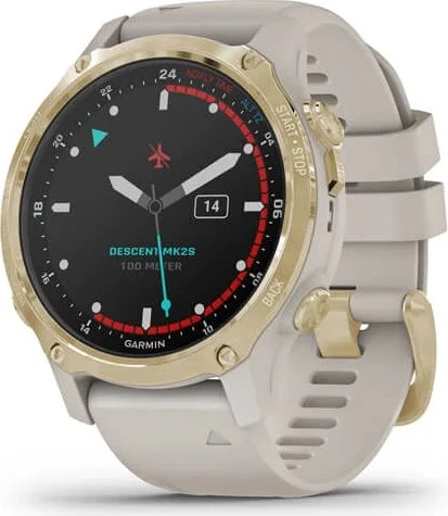Garmin Descent Mk2S Tauchcomputer light gold/light sand